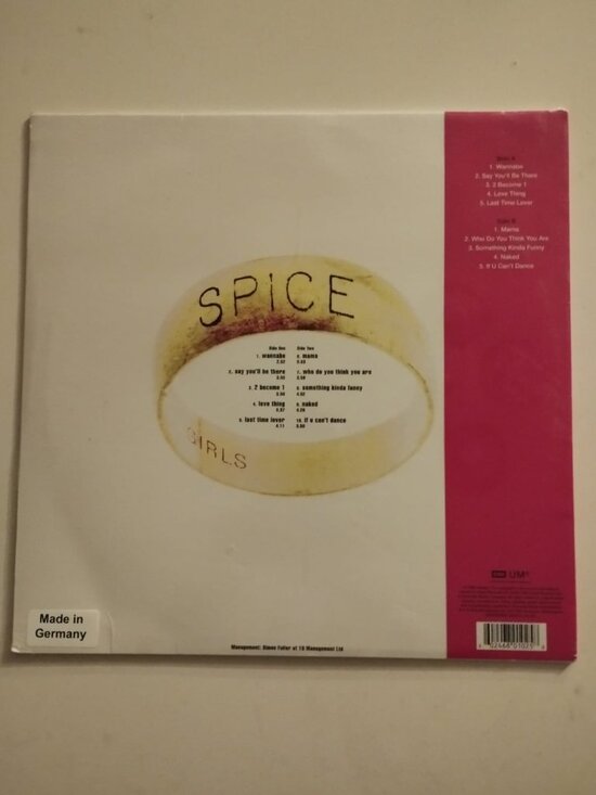 Spice Girls Spice Crystal Clear Vinyl LP - Picture 3 of 3
